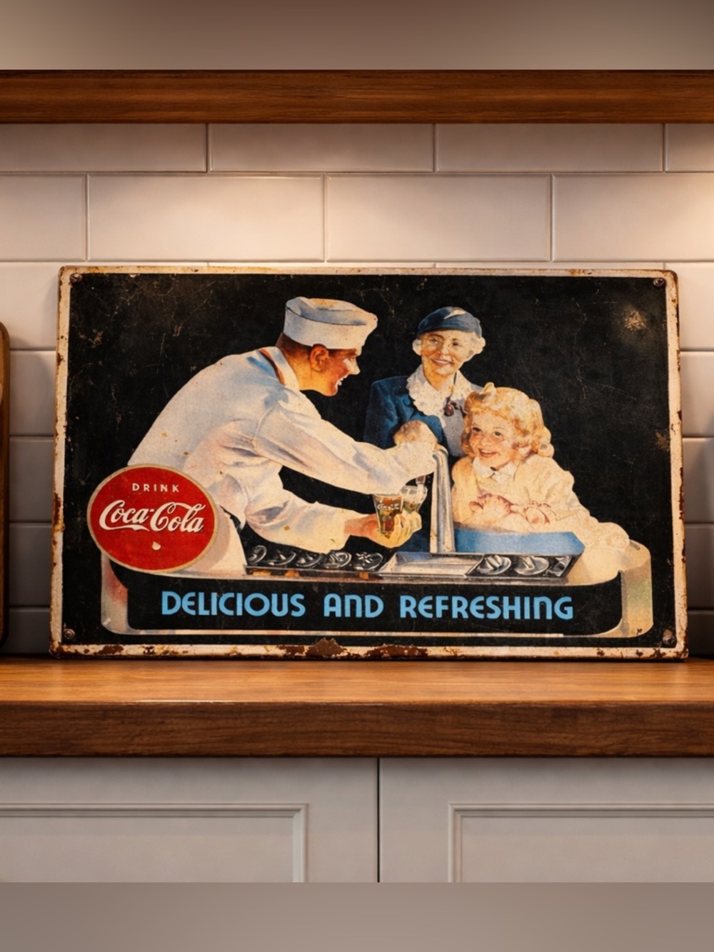 🌸 Coca Cola Vintage/Retro Wall Art